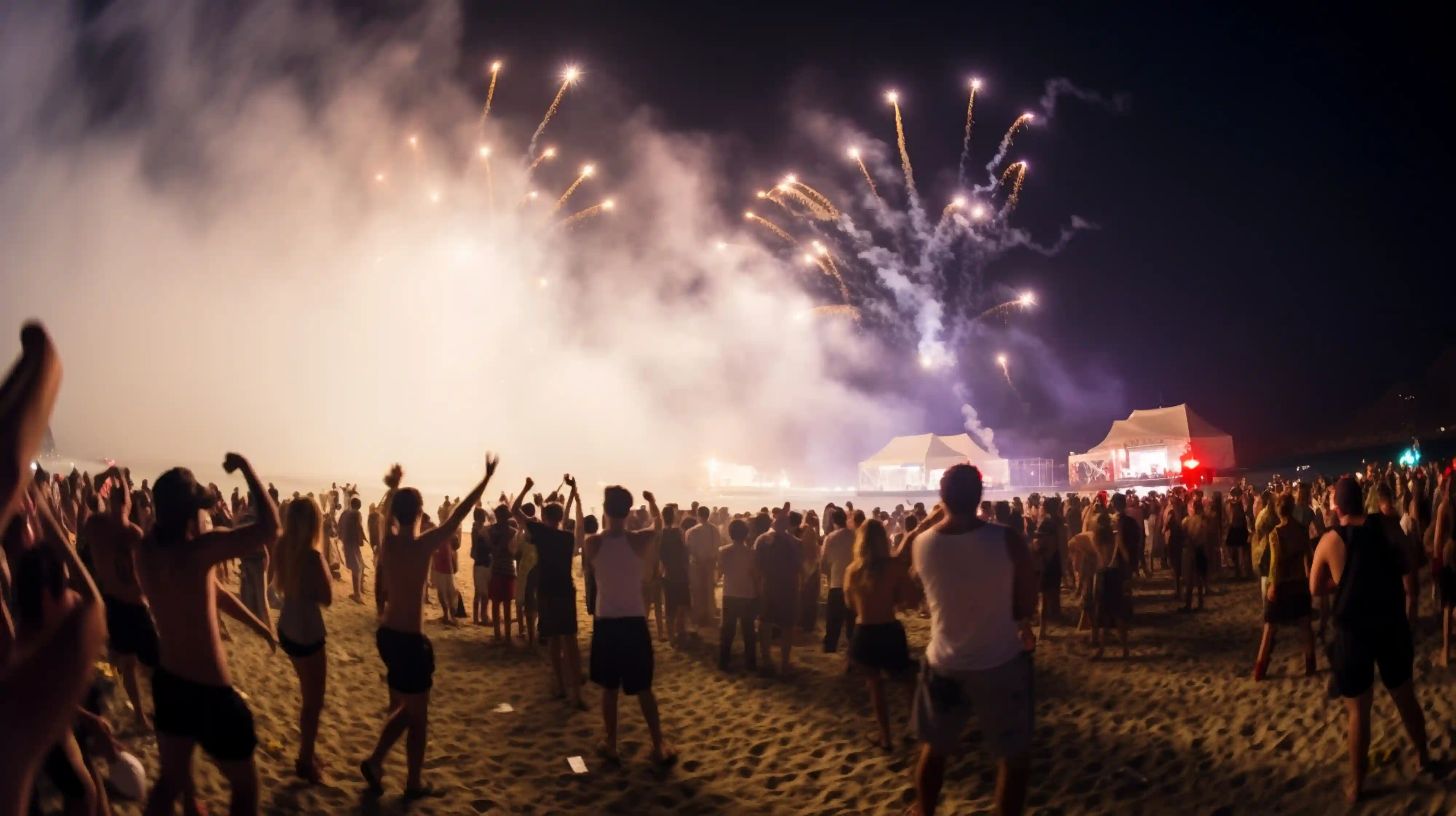 Personas disfrutando de un evento cultural gratuito al aire libre