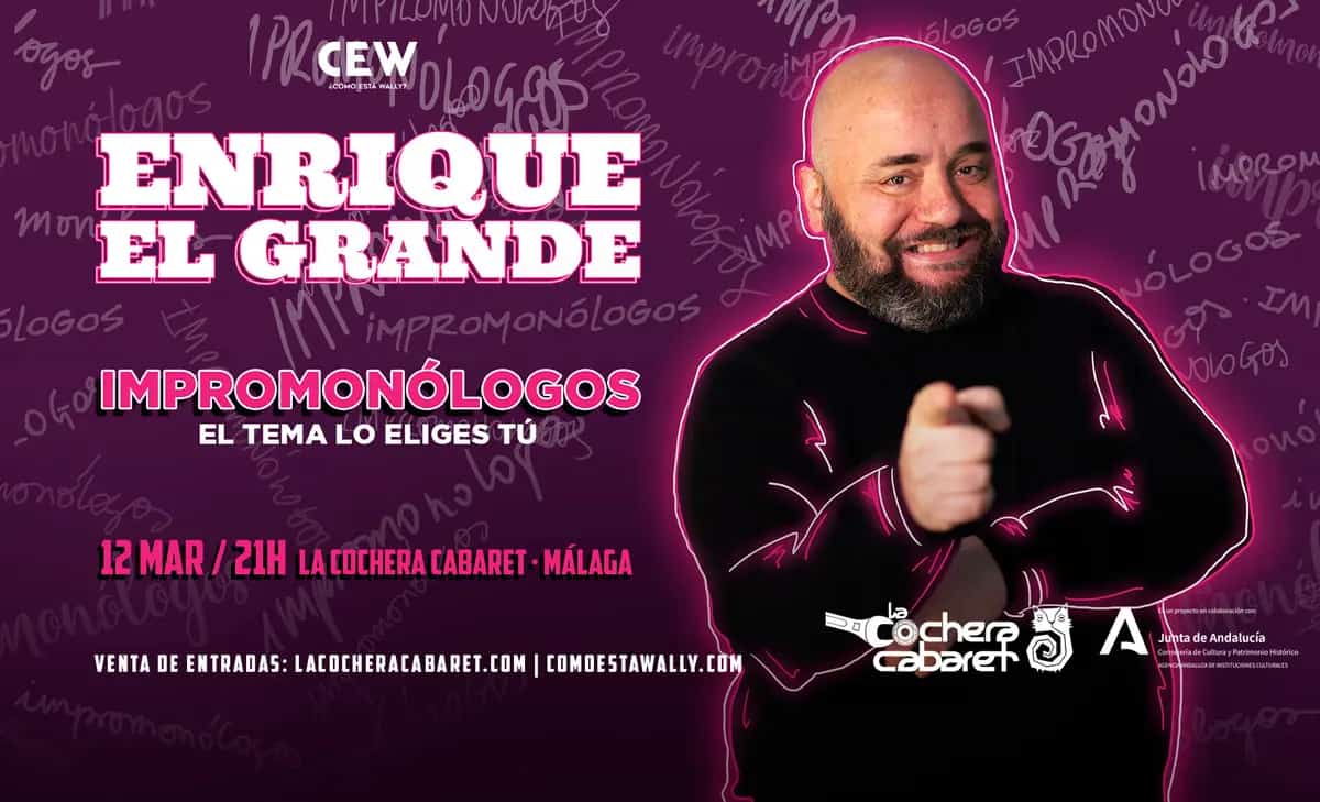 Enrique el Grande actuando en Espectáculo de Comedia Improvisada en Málaga 2026