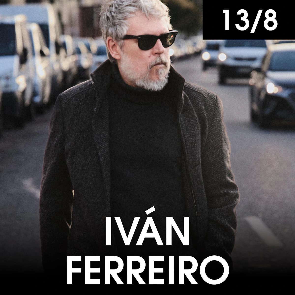 Iván Ferreiro en la imagen oficial de su primera actuación en Starlite Occident, programada para el 13 de agosto de 2026 en Marbella.