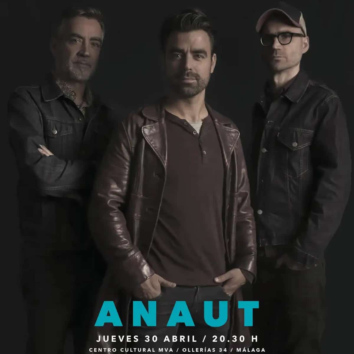 ANAUT actuando en concierto en directo presentando su disco Perro Verde en el Centro Cultural MVA de Málaga