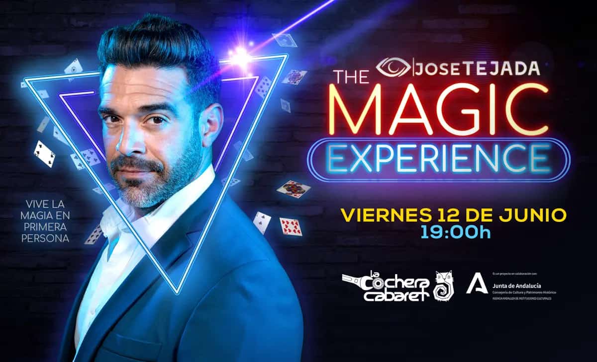 José Tejada actuando en La Experiencia Mágica en Málaga 2026
