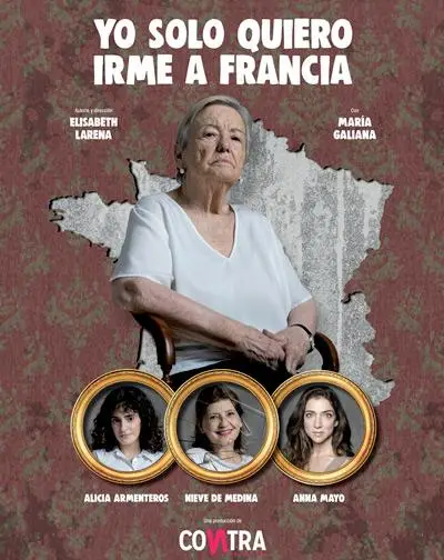 María Galiana protagonizando el drama teatral Yo Solo Quiero Irme a Francia