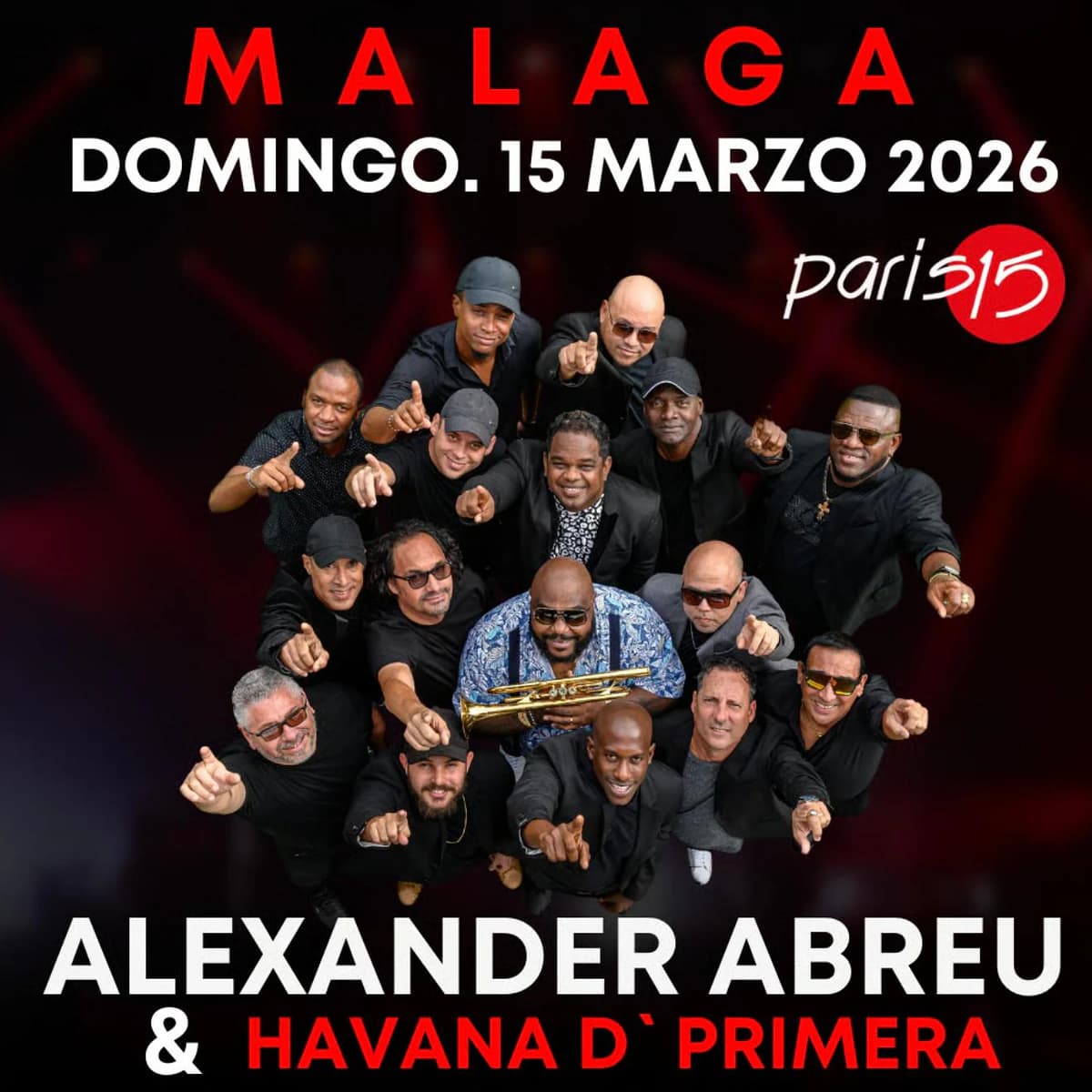 Alexander Abreu & Havana D'Primera en vivo en Málaga 2026