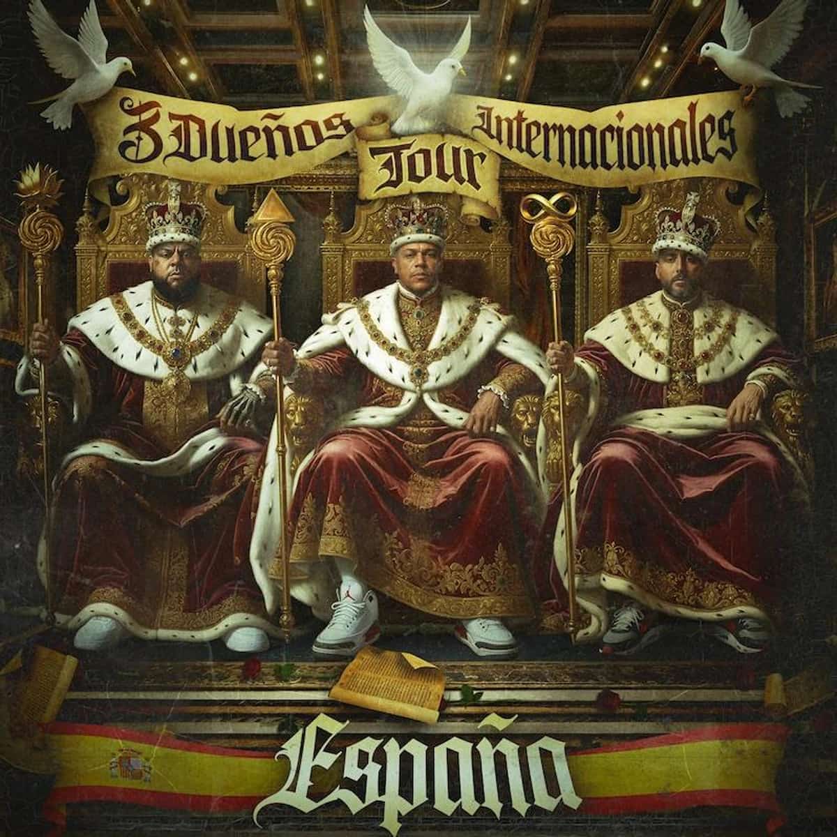 3 Dueños actuando en concierto en directo en la Sala Trinchera de Málaga