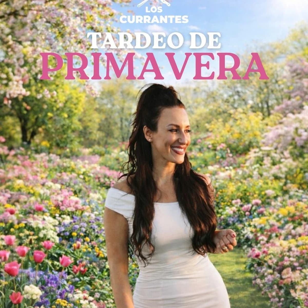 Cartel del Tardeo de Primavera con Eva Piñero en directo con música en vivo el 14 de marzo desde las 17:00.