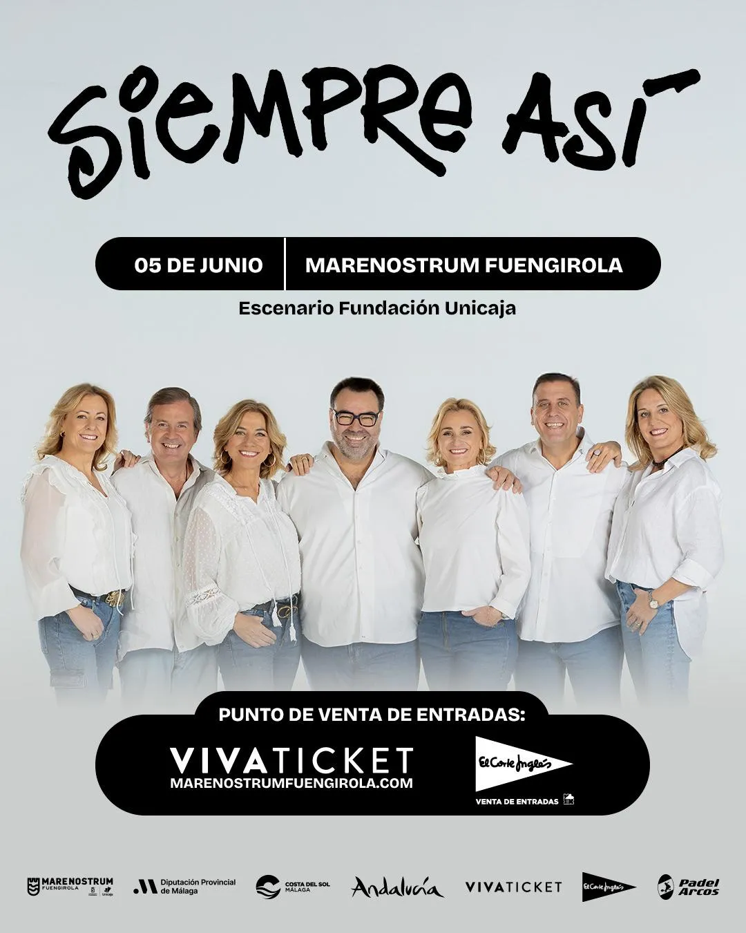 Siempre Así actuando en directo ante un público entusiasmado