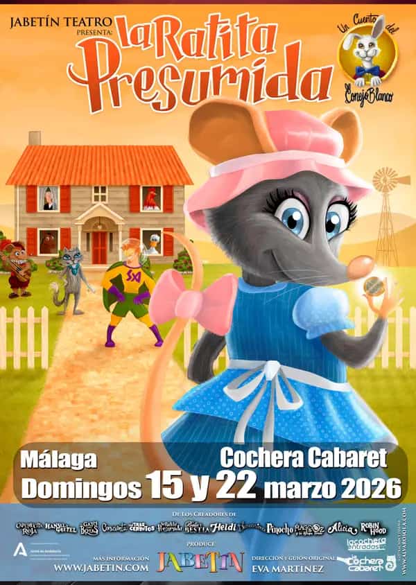 JABETÍN TEATRO presentando 'La Ratita Presumida' en Málaga 2026