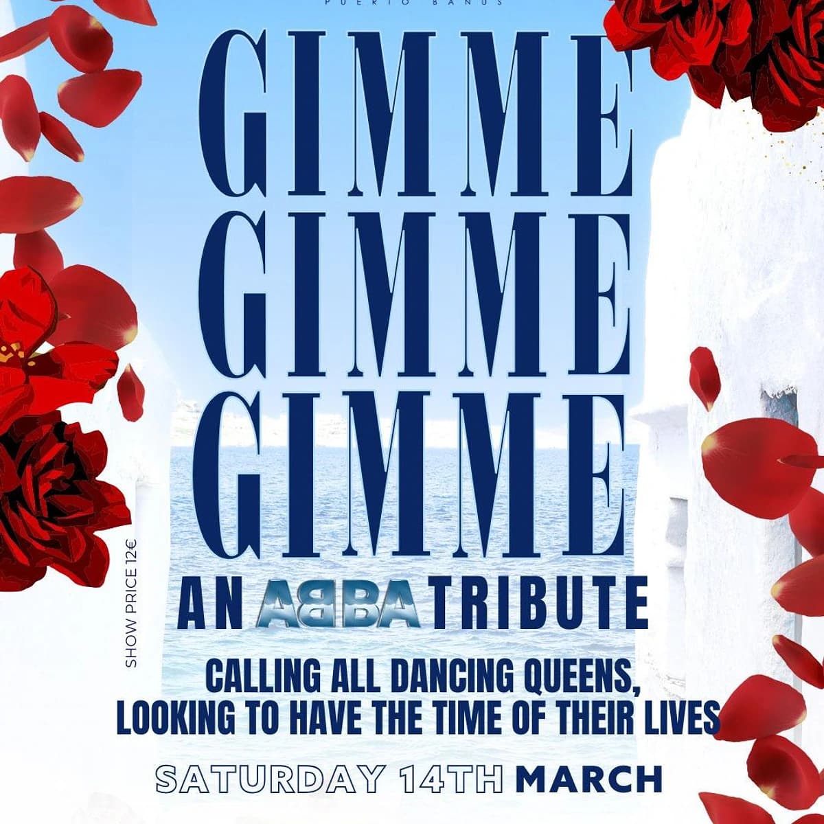 Evento tributo a ABBA en La Sala Puerto Banus en Marbella 2026