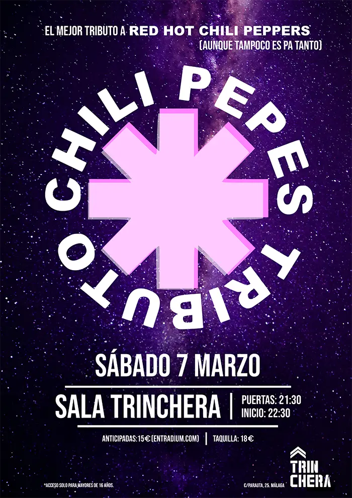 Banda Chili Pepes actuando en vivo con luces vibrantes