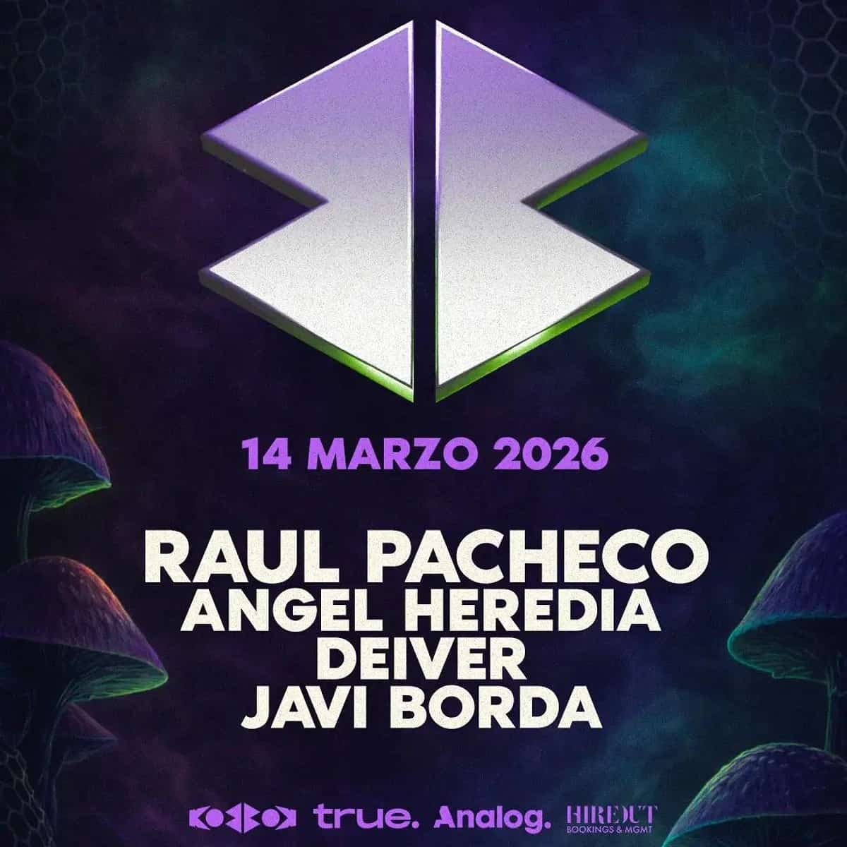 Raul Pacheco y Angel Heredia actuando en el True X Kobbok Showcase en Málaga 2026