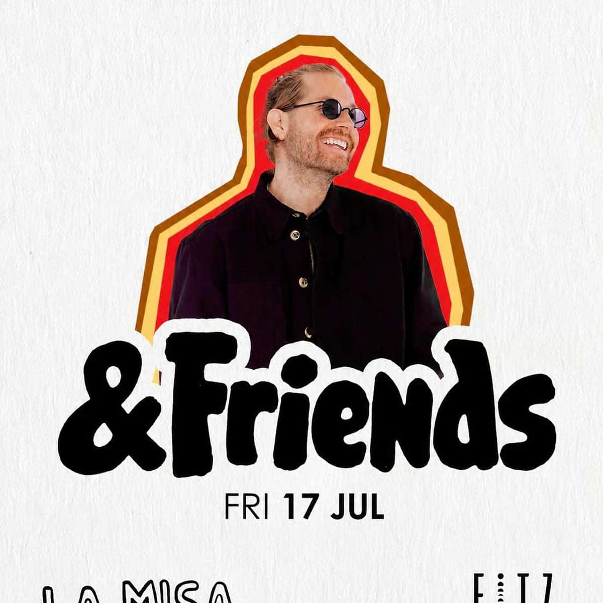 Cartel del evento Friends by La Misa en FITZ Marbella, sesión nocturna +18 de clubbing organizada por La Misa en Río Verde, Nueva Andalucía.