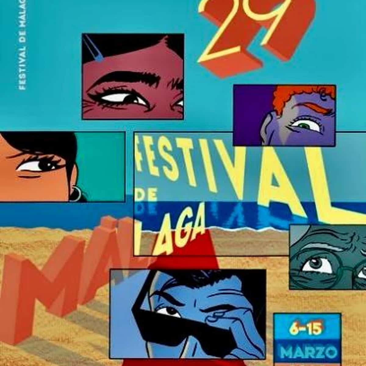 Alfombra roja en el Teatro Cervantes durante el Festival de Málaga 2026 con actores y fans del cine español.