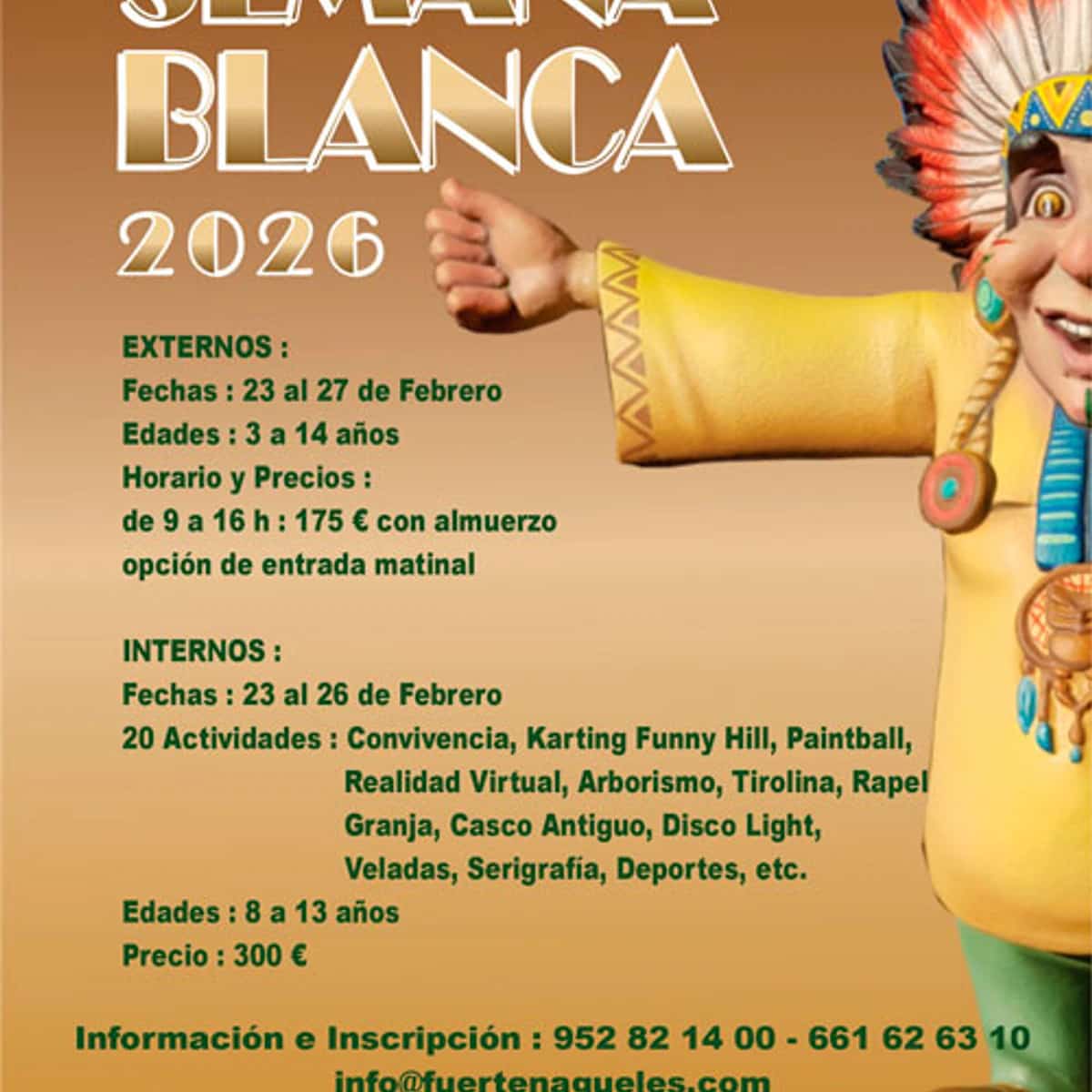 Niños disfrutando de actividades en el Campamento Semana Blanca en Marbella 2026