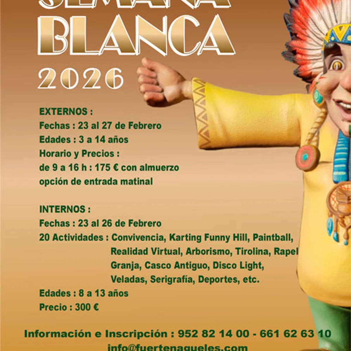 Niños disfrutando de actividades en el Campamento Semana Blanca en Marbella 2026