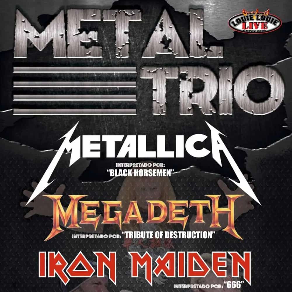 Bandas tributo interpretando Iron Maiden, Megadeth y Metallica en Estepona 2025