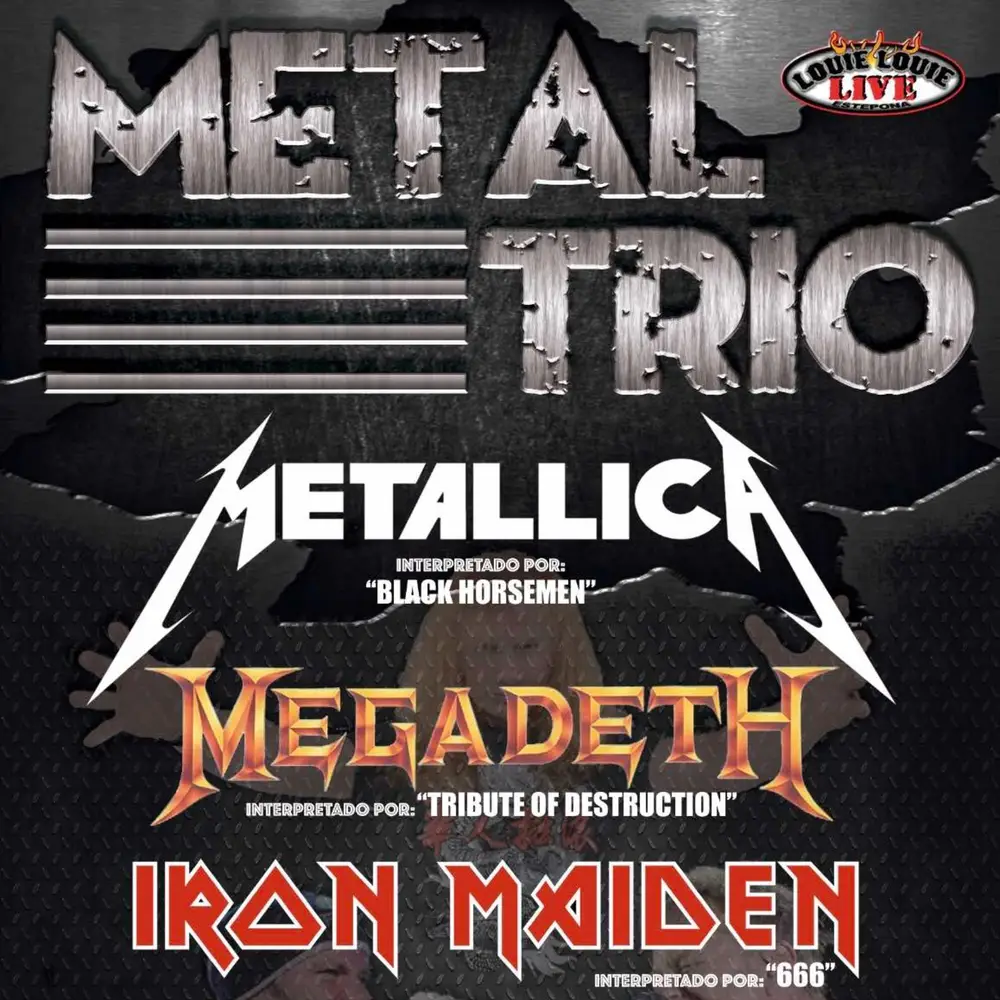 Bandas tributo interpretando Iron Maiden, Megadeth y Metallica en Estepona 2025