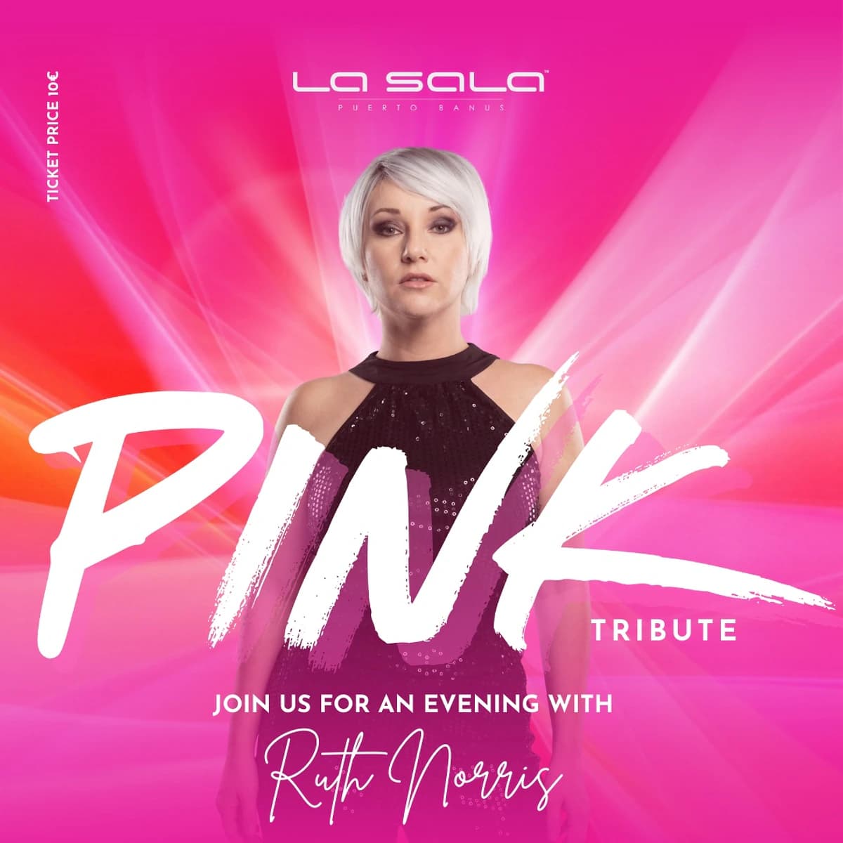 Noche de tributo a P!nk en La Sala Puerto Banus en Marbella 2026