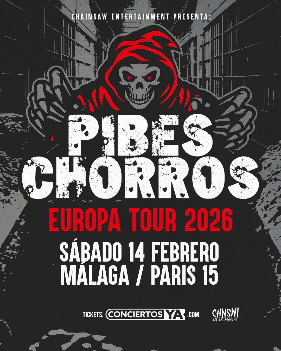 Pibes Chorros traen la cumbia villera argentina a Málaga por primera vez en 2026.