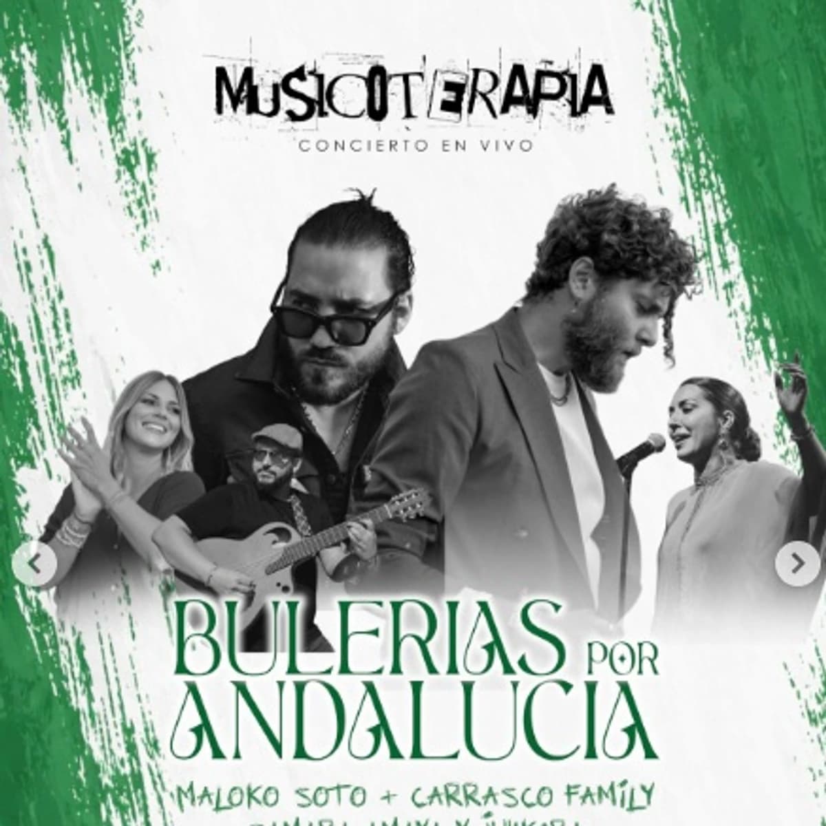 Bulerías por Andalucía en A Terapia, concierto flamenco fusión por el Día de Andalucía dentro del ciclo Musicoterapia en San Pedro Alcántara, Marbella