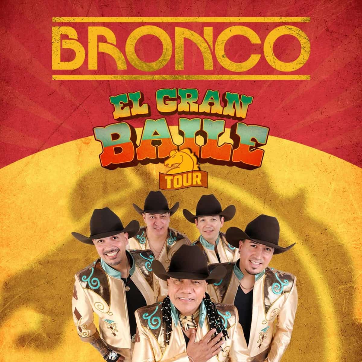 Grupo Bronco actuando en concierto en directo en el Málaga Forum