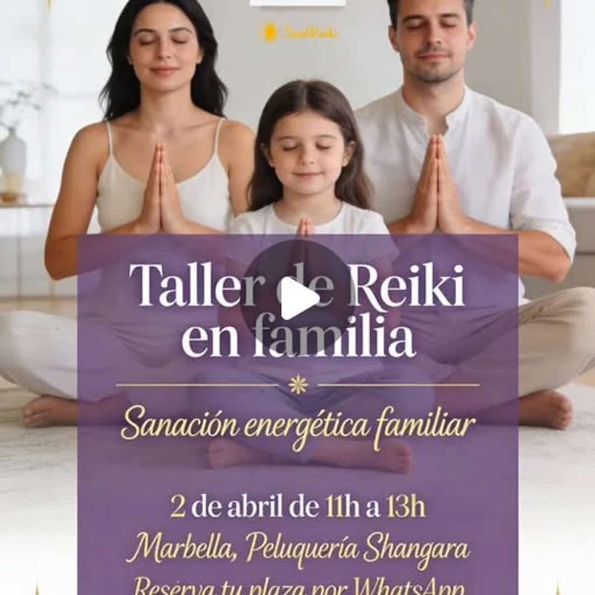 Taller de Reiki para padres e hijos en Marbella 2026