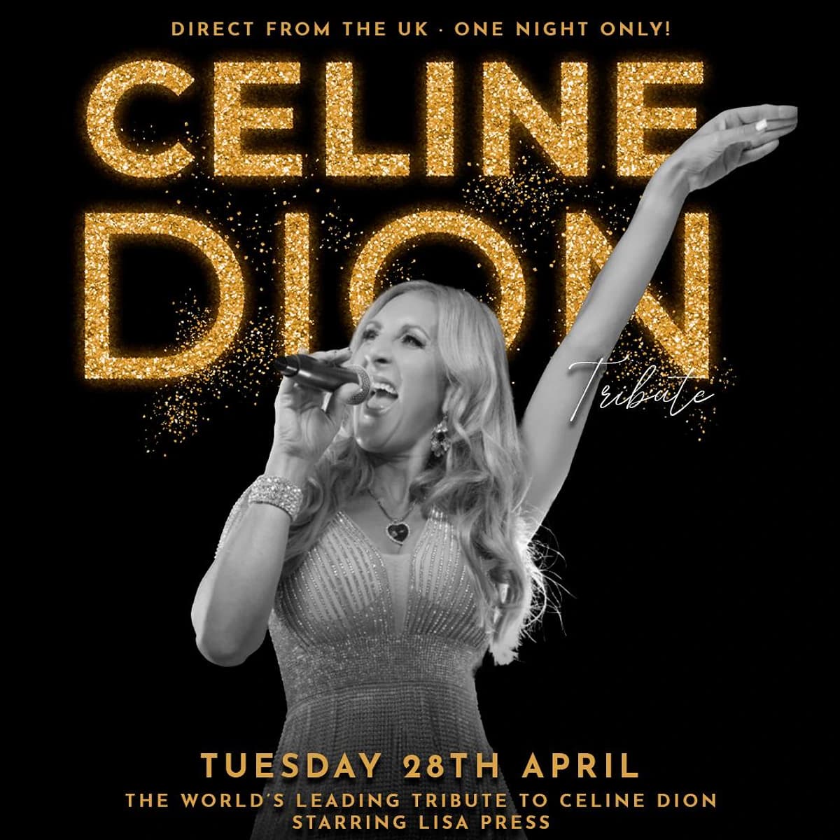 Evento tributo a Celine Dion en Marbella 2026