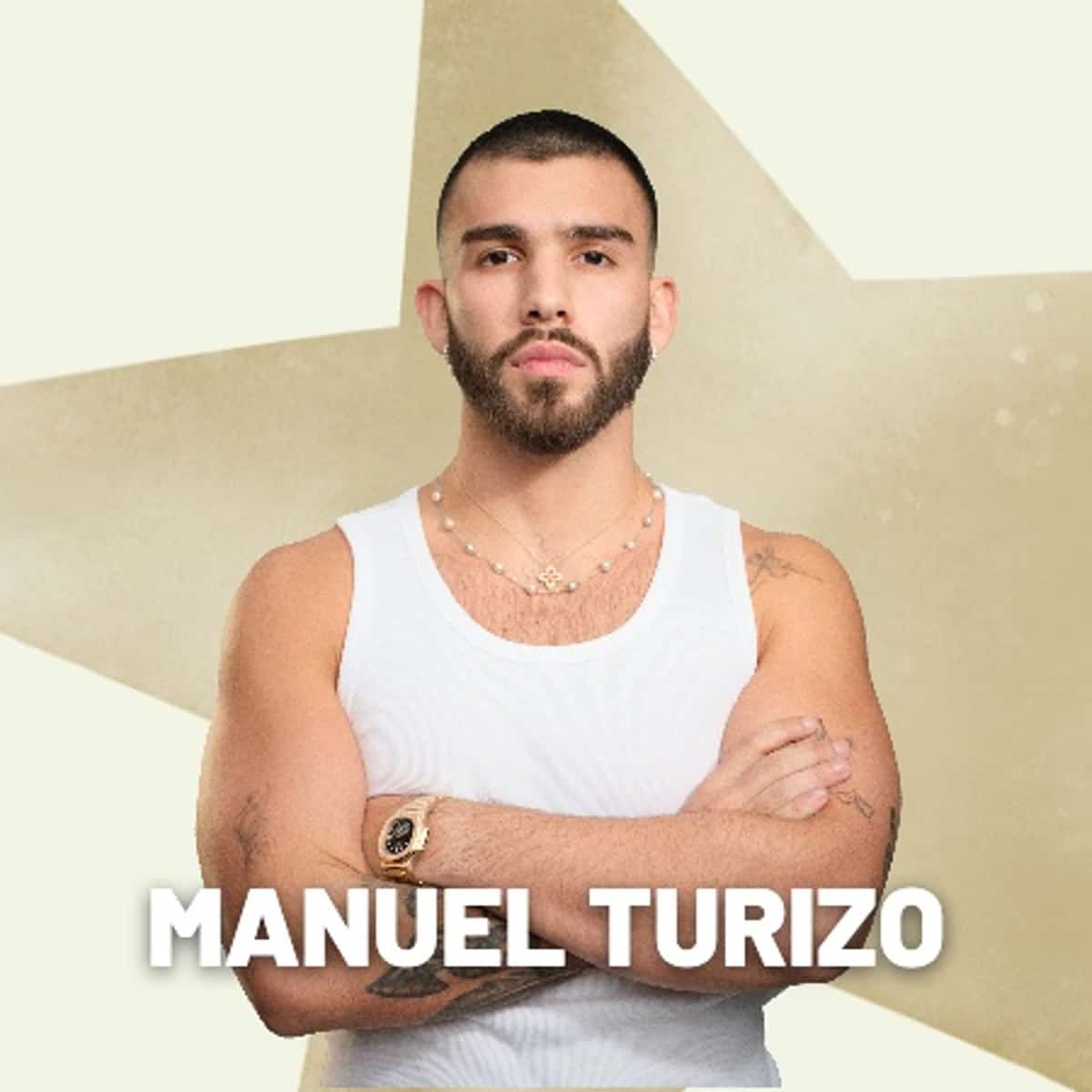 Cartel de Manuel Turizo para su concierto de 2026 en Starlite Occident, dentro de la programación musical de verano en Marbella.