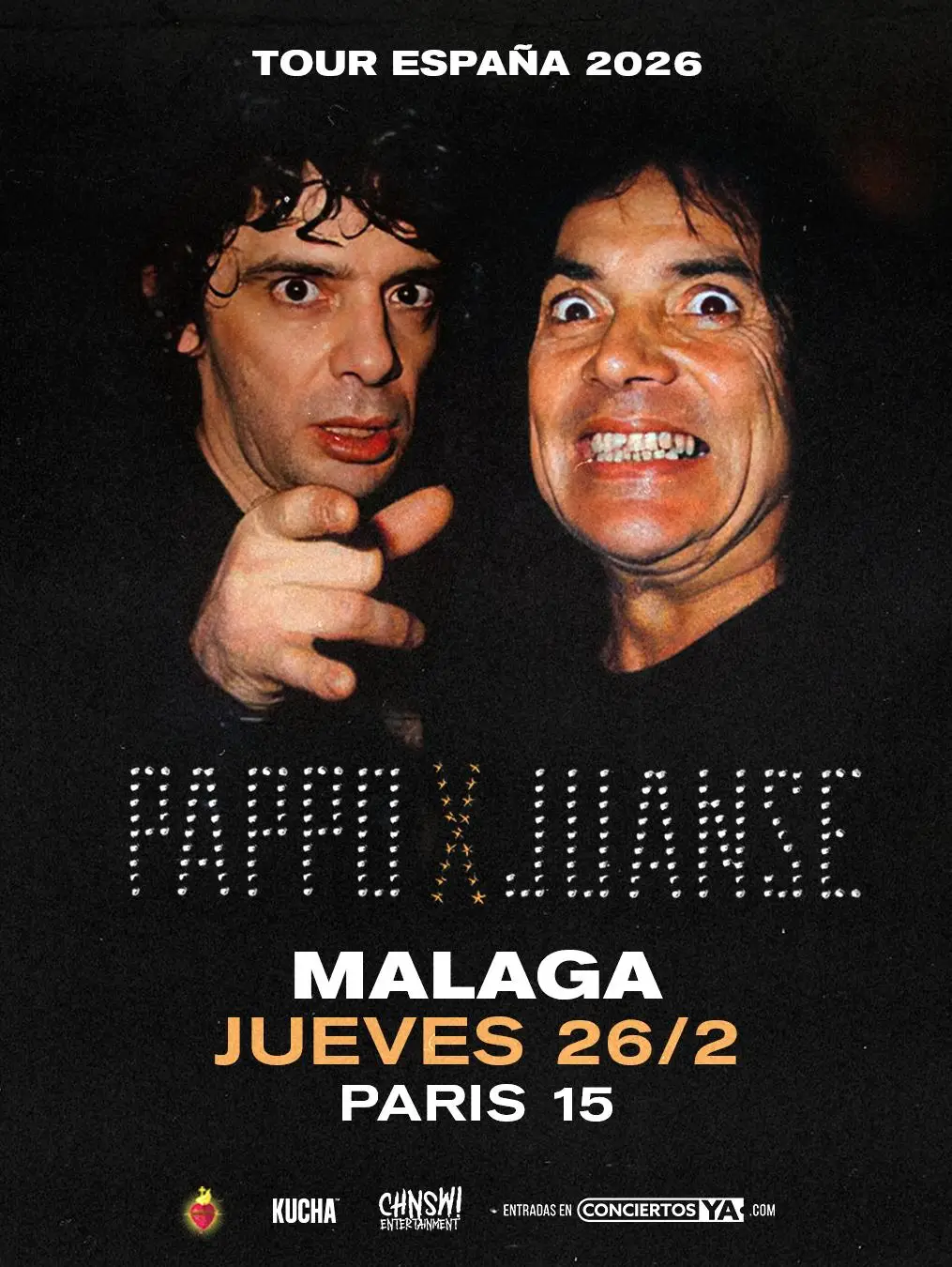 Juanse en concierto homenaje a Pappo con banda completa en directo