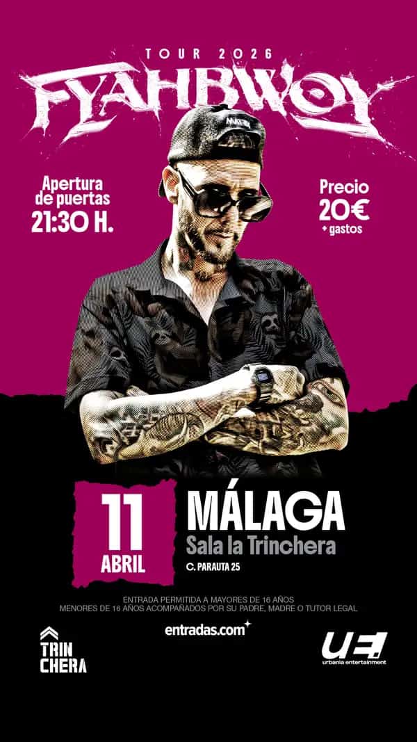 Fyahbwoy actuando con luces vibrantes