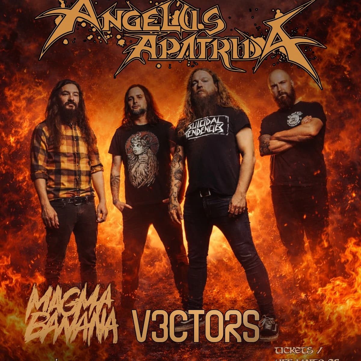 Angelus Apatrida actuando en vivo en Málaga 2026