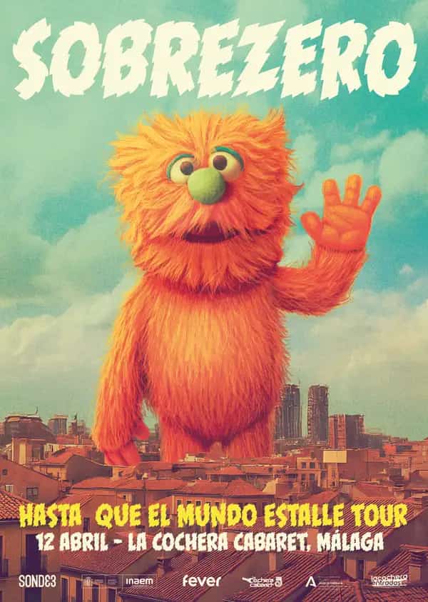 Sobrezero actuando en vivo en Málaga 2026