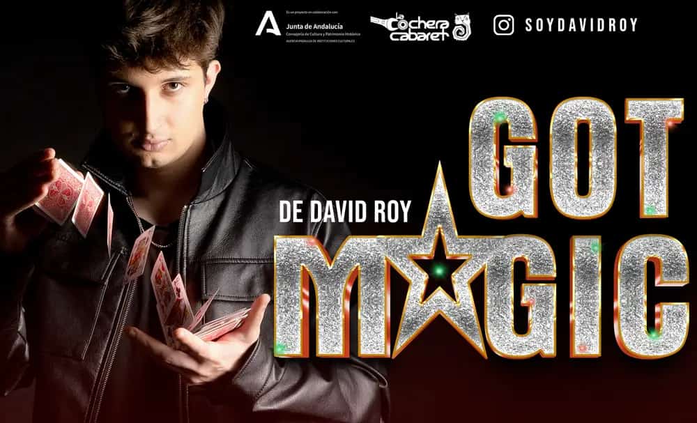 David Roy actuando en GOT MAGIC en Málaga 2026