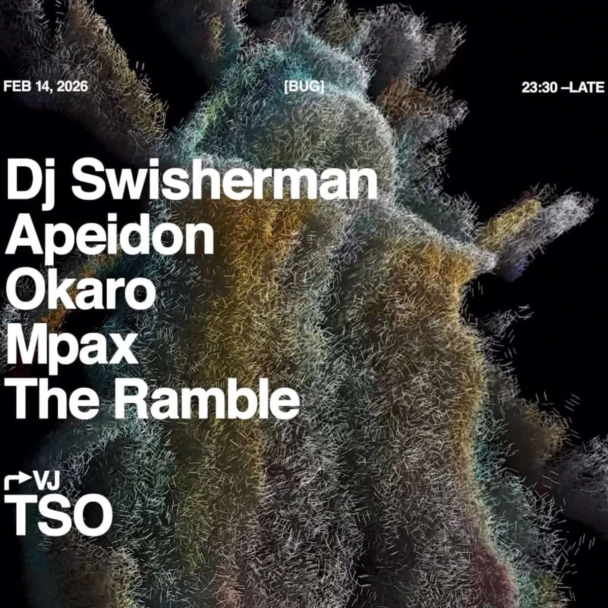 DJ Swisherman actuando en vivo en True Club Torremolinos en 2026