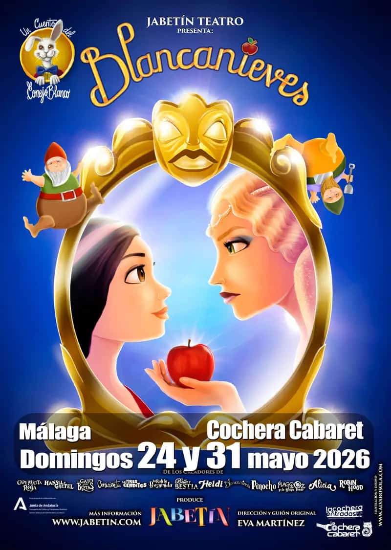 Actuación de Blancanieves de Jabetín Teatro en Málaga 2026