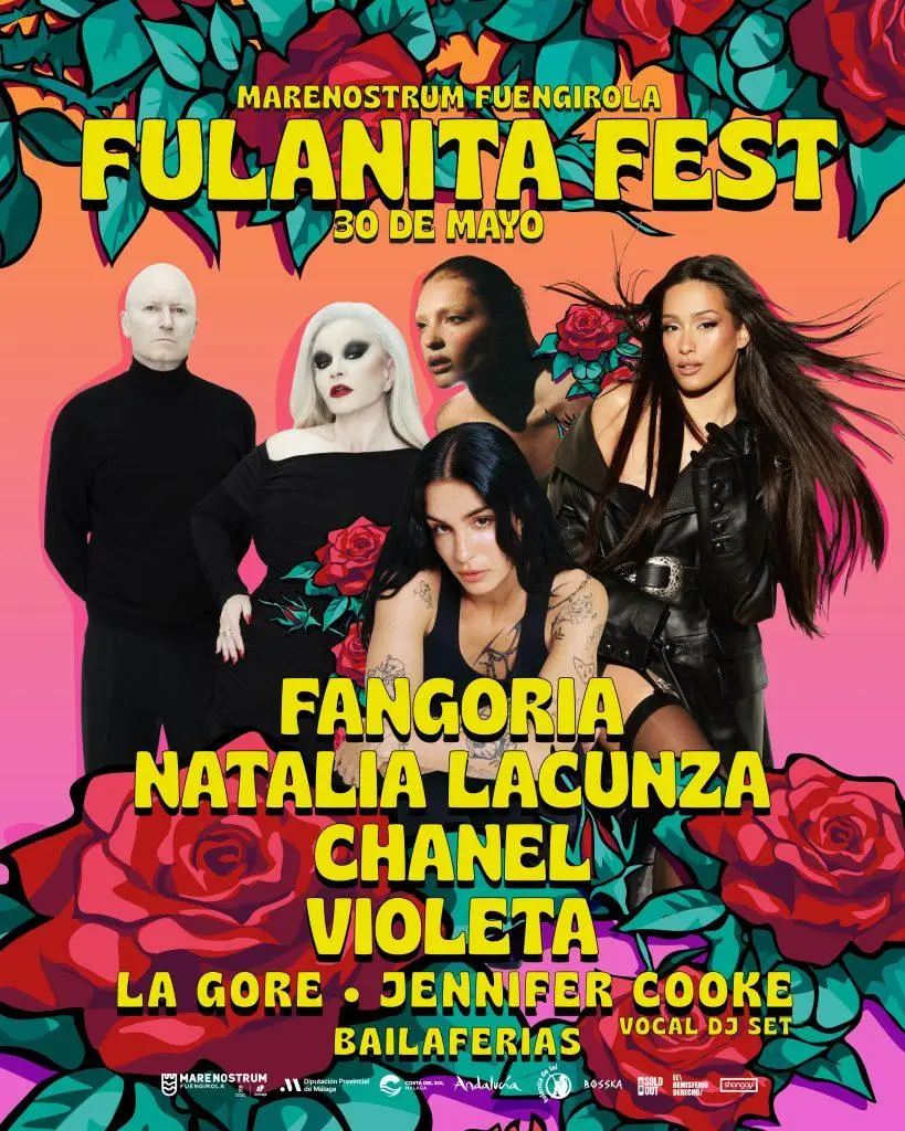 Fulanita Fest 2026 en Málaga con actuaciones en vivo de música LBTQ+ de mujeres artistas en Marenostrum Fuengirola