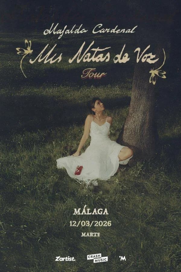 Cartel de Mafalda Cardenal en Vivo en Málaga 2026 – Presentación de Álbum Debut en Sala Marte