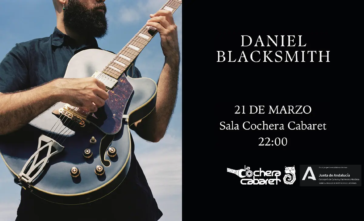 Daniel Blacksmith actuando en vivo en Málaga 2026