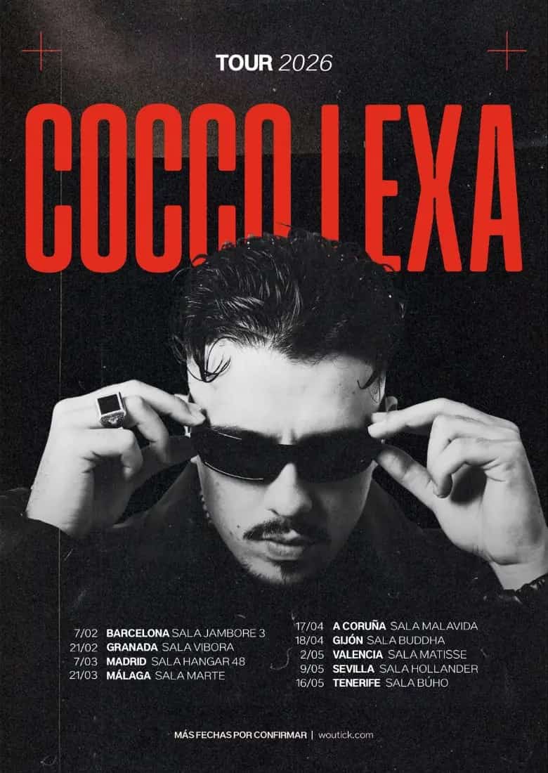 Cocco Lexa actuando en vivo en Málaga 2026
